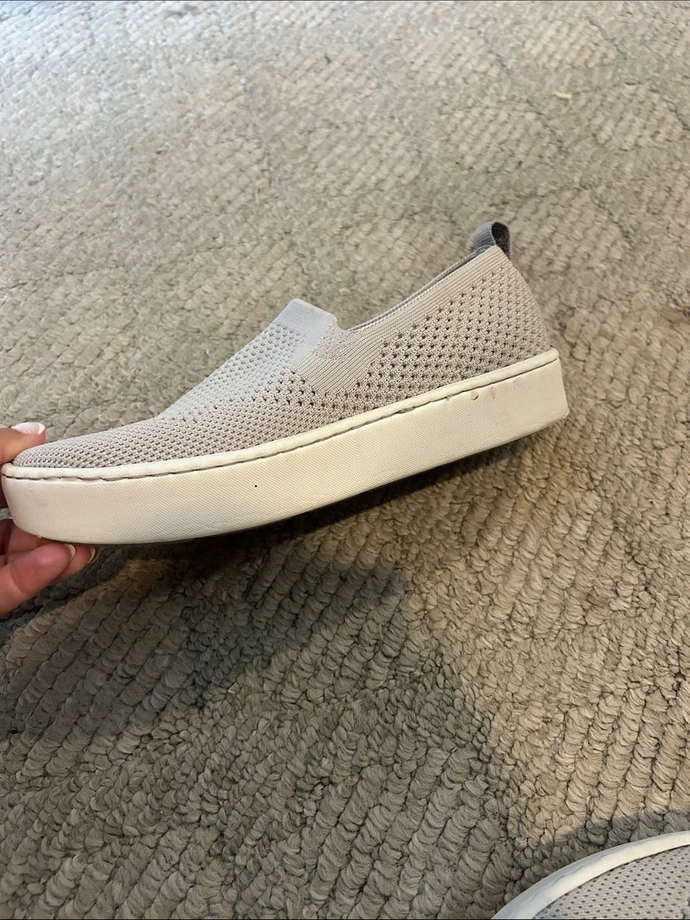 Born Knit Slip-On Sneakers in Light Gray - Picture 6 of 11